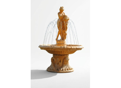 Fontaine de jardin Bassin de fontaine de jardin 155cm Fontaine en pierre Fontaine de jardin Fontaine Nouvelle