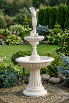 Fontaine décorative 207cm sculpture fontaine décoration fontaine de jardin étang nouveau