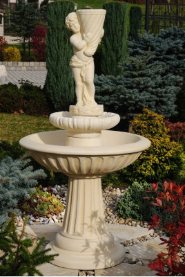 Fontaine décorative 172cm sculpture fontaine décoration fontaine jardin étang nouvelle