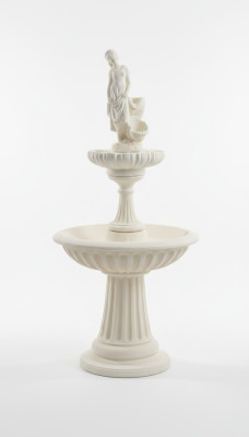 Fontaine décorative, sculpture de fontaine de 197 cm, décoration de fontaine de jardin, nouvel étang de fontaine.