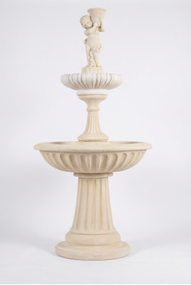 Fontaine décorative sculpture de fontaine 187cm décoration de fontaine de jardin étang nouveau