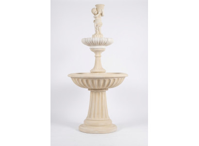 Fontaine décorative sculpture de fontaine 187cm décoration de fontaine de jardin étang nouveau