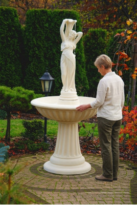 Fontaine de jardin Étang Fontaine en pierre Fontaine de jardin Fontaine Fontaine 182cm