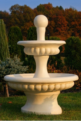 Fontaine de jardin Fontaine de bassin de jardin 163cm Fontaine en pierre Fontaine de jardin Nouvelle fontaine