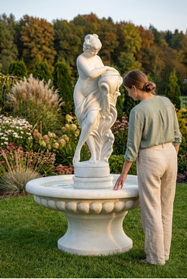 Fontaine décorative figure de fontaine 196 cm décoration de fontaine fontaine de jardin étang
