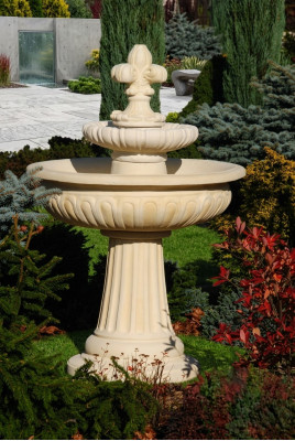 Fontaine de jardin Fontaine bassin 138cm Fontaine en pierre Fontaine de jardin Fontaine nouvelle