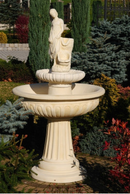 Fontaine de jardin Fontaine étang Fontaine 164cm Fontaine en pierre Fontaine de jardin Fontaine Nouvelle