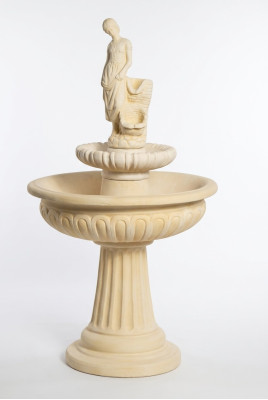 Fontaine de jardin Fontaine étang Fontaine 164cm Fontaine en pierre Fontaine de jardin Fontaine Nouvelle