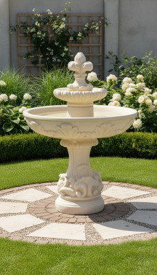 Fontaine aux grenouilles Fontaine Fontaine en pierre Fontaine de jardin Fontaine Fontaine 150cm
