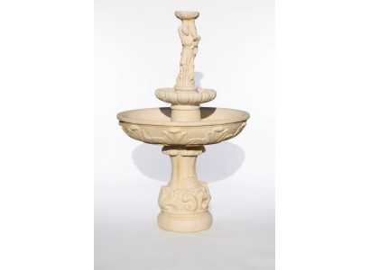 Fontaine de jardin Fontaine de bassin de jardin 165cm Fontaine en pierre Fontaine de jardin Fontaine Fontaine neuve