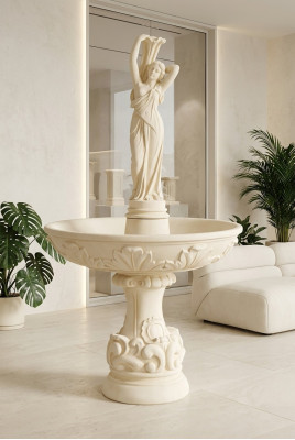 Fontaine décorative fontaine sculpture de 180 cm décoration de fontaine de jardin fontaine de bassin nouvelle