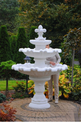 Fontaine décorative fontaine sculpture fontaine de jardin décorative bassin fontaine 187cm neuf