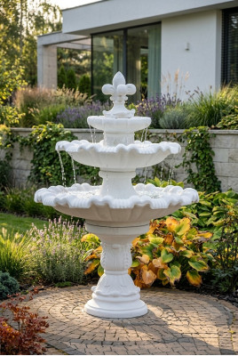 Fontaine décorative fontaine sculpture fontaine de jardin décorative bassin fontaine 187cm neuf