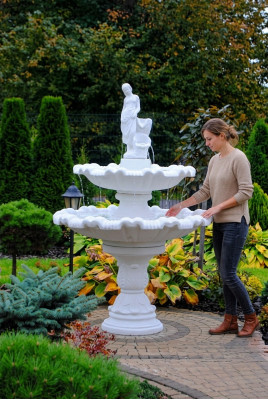 Fontaine décorative, figure de fontaine, décoration de fontaine, jardin fontaine, bassin 197cm