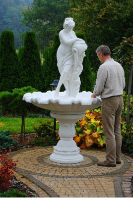 Fontaine décorative sculpture de fontaine décoration de fontaine fontaine de jardin bassin nouveau 229cm