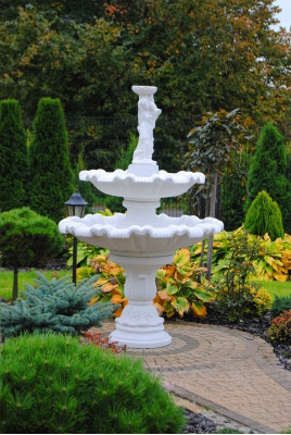 Figurine de fontaine décorative 197cm décoration de fontaine fontaine de jardin étang