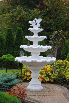 Fontaine de jardin étang Fontaine 213cm Fontaine en pierre Fontaine de jardin Fontaine Fontaine nouvelle