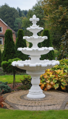 Fontaine de jardin avec bassin et fontaine 224 cm en pierre Fontaine de jardin Fontaine Fontaine nouvelle