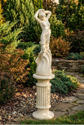Colonnes de colonnes pour les sculptures de figures Statue Patio design de jardin de décoration.