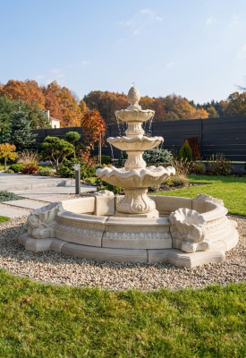 Bassin de fontaine fontaine ornementale fontaine fontaine étang de ville jardin de sculpture