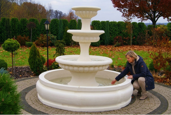 Bassin pour fontaine d'ornement sculpture de fontaine jardin fontaine étang nouveau