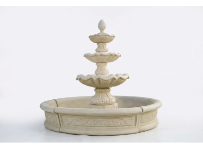 Fontaine décorative sculpture de fontaine bassin de jardin décoratif nouveau 195cm