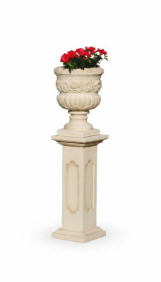 Panier de fleurs boîte de fleurs vase de jardin décoration de patio statue de figures
