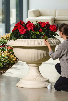 Panier de fleurs boîte de fleurs vase de fleurs décoration de jardin patio statue figurines