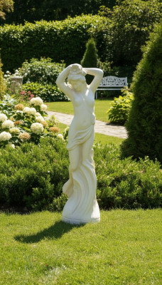 Sculpture de figures romaines Statue Décorative Figures de jardin Statues Sculptures Pierre 84cm