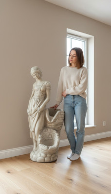 Figure Femme AMANDA Statue de Jardin Sculpture Sculptures Figures Statues Pierre Décorative