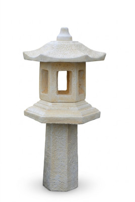 Lampe lampe extérieure sculpture de jardin éclairage figure de terrasse luminaire en pierre nouveau