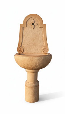 Fontaine murale lavabo évier de jardin bac éviers de jardin cuve en pierre ALLORA