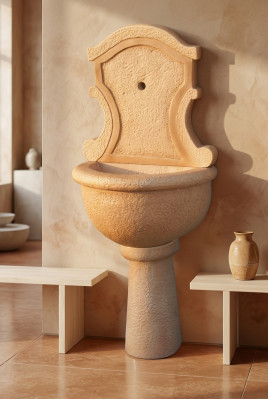 Mur Fontaine Lavabo Décoratif Jardin Lavabo Bassin de Jardin