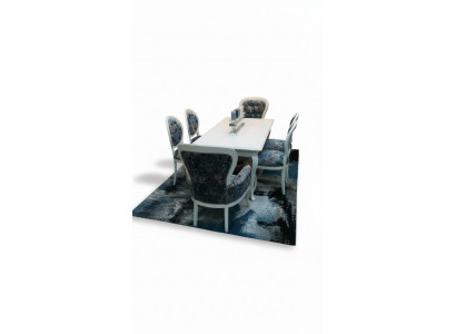 Table à manger designer Chaises Fauteuils de siège Ensemble Table + 4 chaises Salle à manger