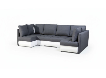 XXL Sofa d'angle de style de vie canapé canapé suite coin designer en forme de U nouveau