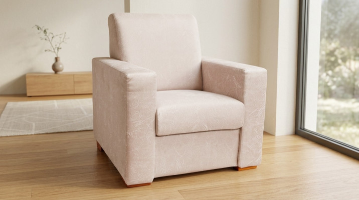 Salle à manger Chaise 1 place Fauteuil en bois Mobilier de classe luxueuse Design fauteuil