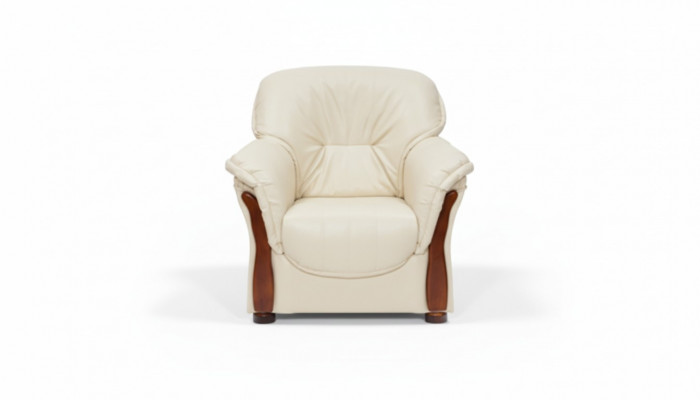 Fauteuil TV à accoudoirs classique Canapé 1 place Canapé Designer en textile Tapisserie