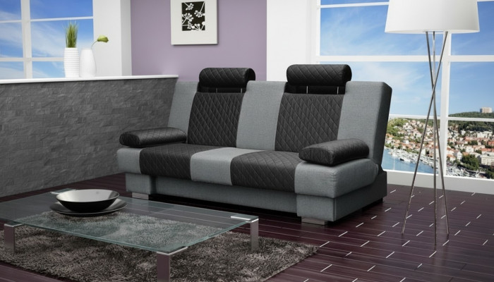 Canapé Lit convertible Textile Grand canapé Canapés Rembourrage Multifonction Deux places