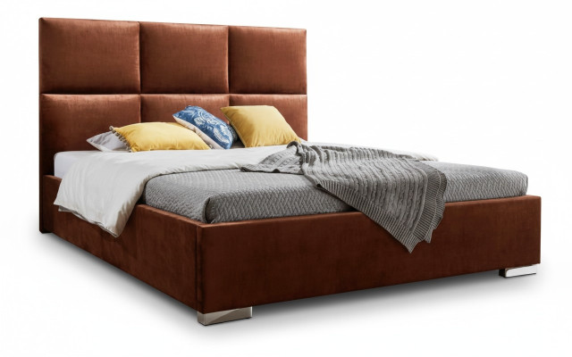 Lits de design Luxe Velours Velours Lit Hôtel Double neuf XXL