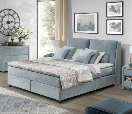 Lit boxspring Lit Hôtel Rembourrage Lits de luxe Mariage Lit double 140 160 180