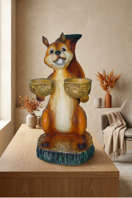 Statue de lapin Design Figurine de jardin Sculpture Figures Sculptures Décoration c437