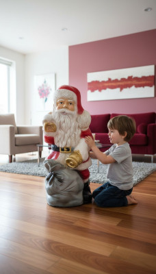 Conception de taupes Santa Claus de Statue de Jardin de la Figure Sculpture Sculptures.