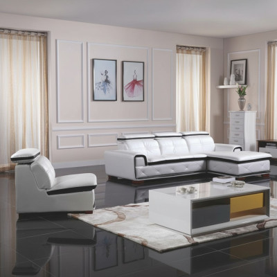 Upholstery Leather Couch Corner Sofa Seat Living Room Landscape Sofas new Corner  Translated to French: Canapé d'angle en cuir d'ameublement Siège de canapé Salon Canapé d'angle paysage Noveau Coin
