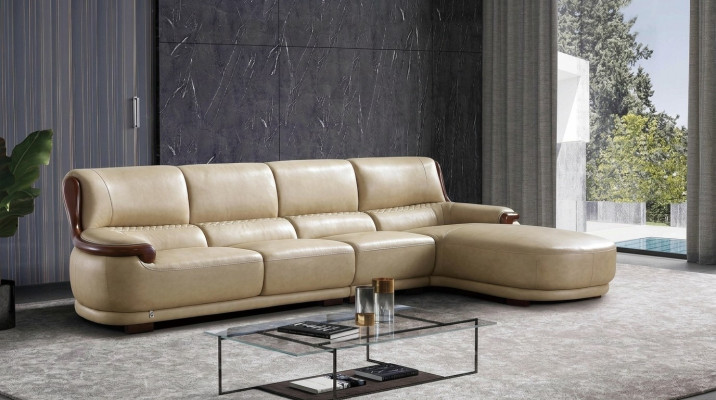 Canapé d'angle Canapé Designer Siège Rembourrage Coin Canapés en Cuir Suite de Salon