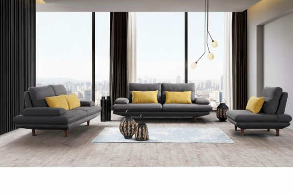 Canapé design 2 places Canapé revêtement Cuir Canapés Grands Canapés Textile neufs
