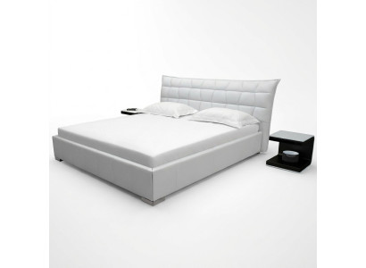 Conception de lit en cuir Lits doubles de luxe Mariage moderne Cadre de sommeil d'hôtel