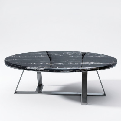 Table basse tables rondes canapé rond nouveau métal verre côté designer