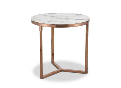 Table basse Tables rondes Canapé rond Métal Verre Côté Designer Luxe