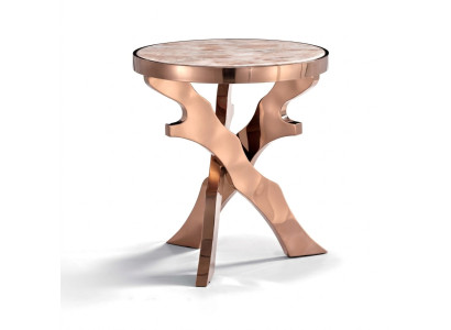 Table d'appoint Canapé Tables rondes Tables rondes en métal et verre Salon design