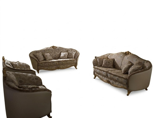 Canapé canapé 2 places (sans 3+1) Canapés classiques baroques neufs 2er Meubles design